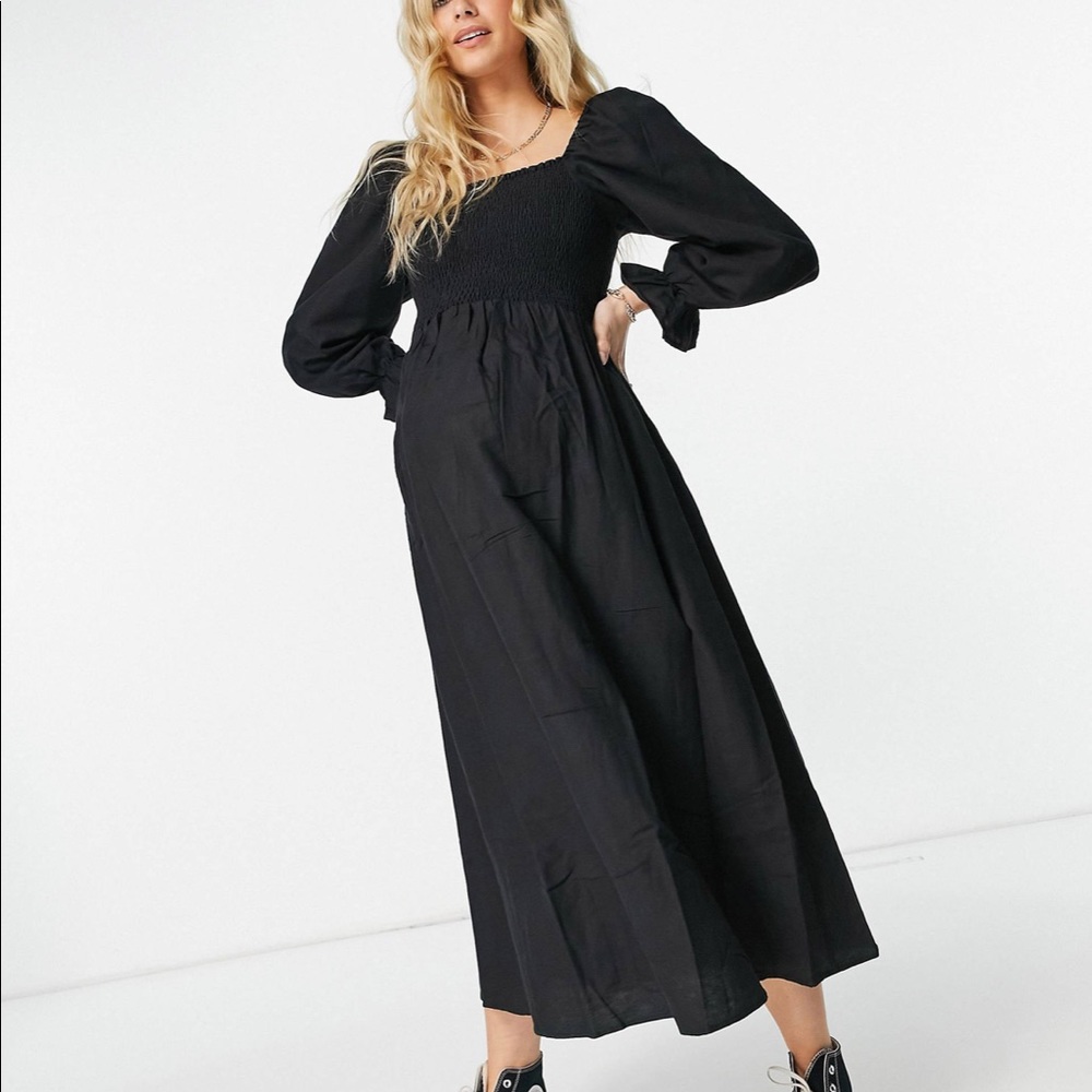 Maternity midi dress